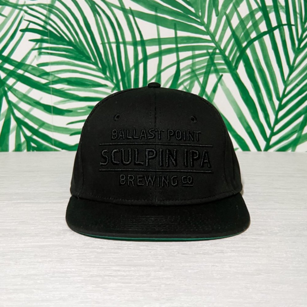 Ballast Point 'Sculpin IPA' Black Snapback